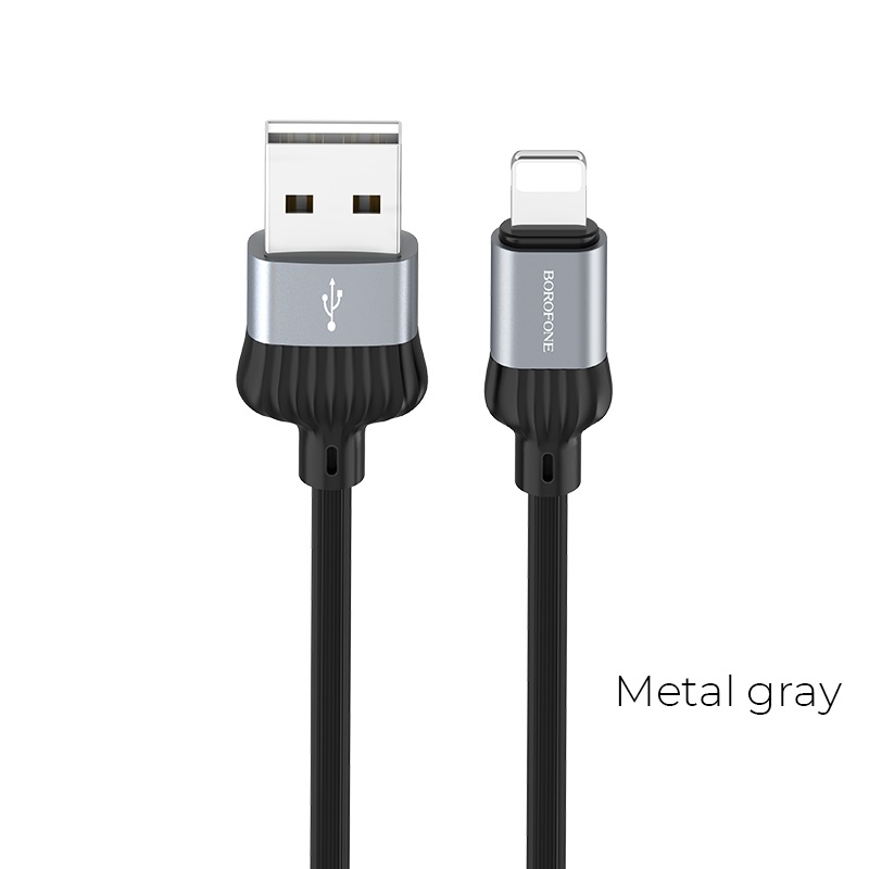 

Кабель usb - usb Borofone 1 м серый