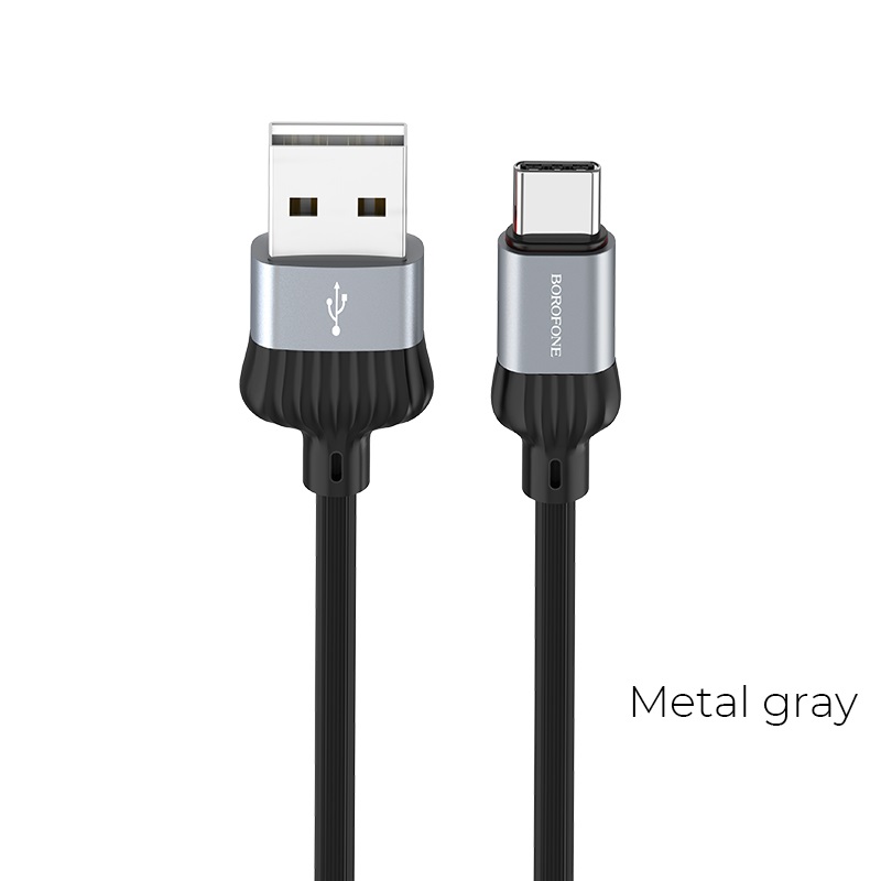 

Кабель usb - usb Borofone 1 м серый