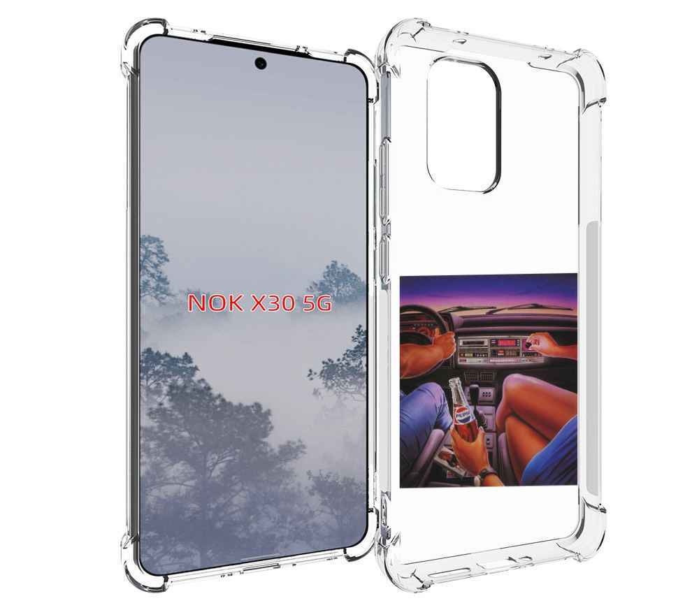 

Чехол MyPads американская машина салон для Nokia X30 5G, Tocco