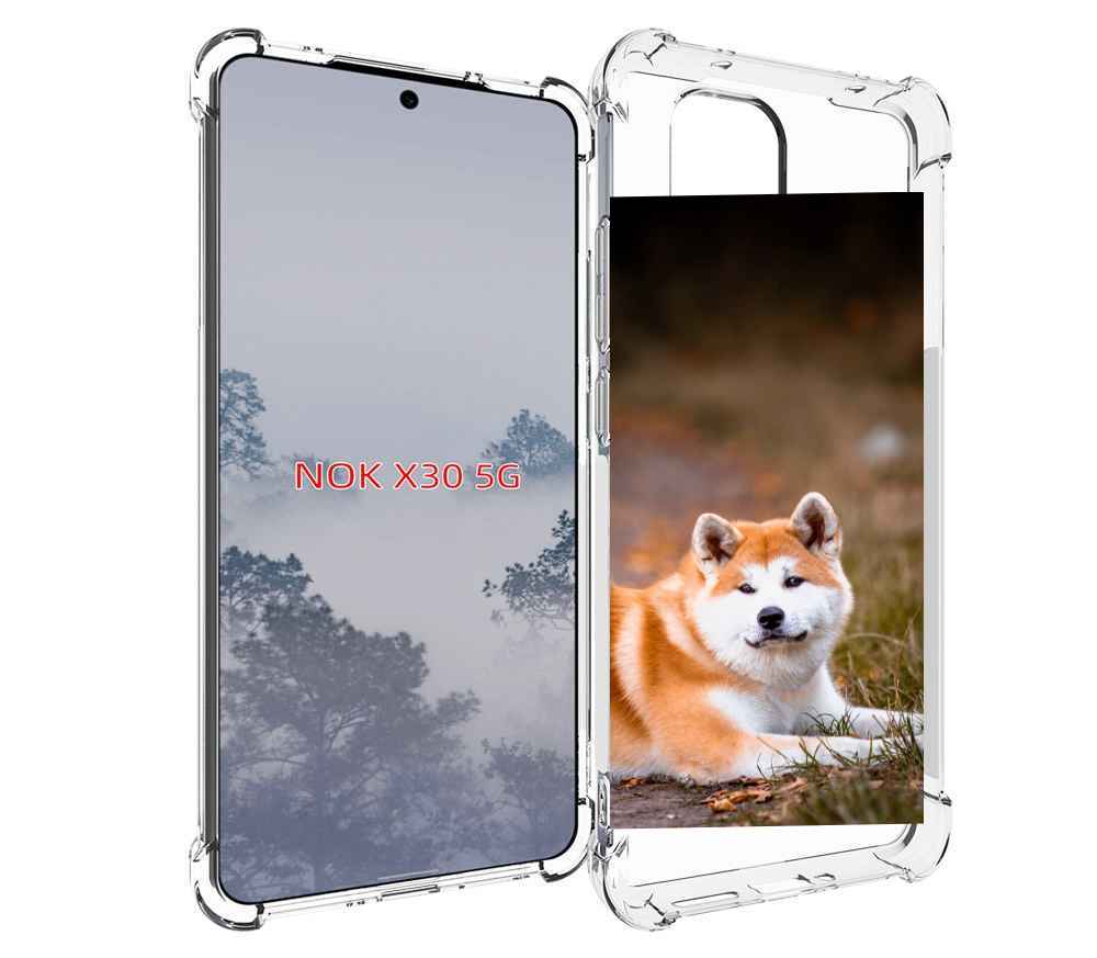 

Чехол MyPads акита ину для Nokia X30 5G, Tocco