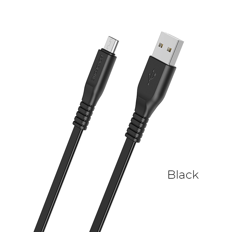 фото Кабель usb - usb borofone 1 м черный