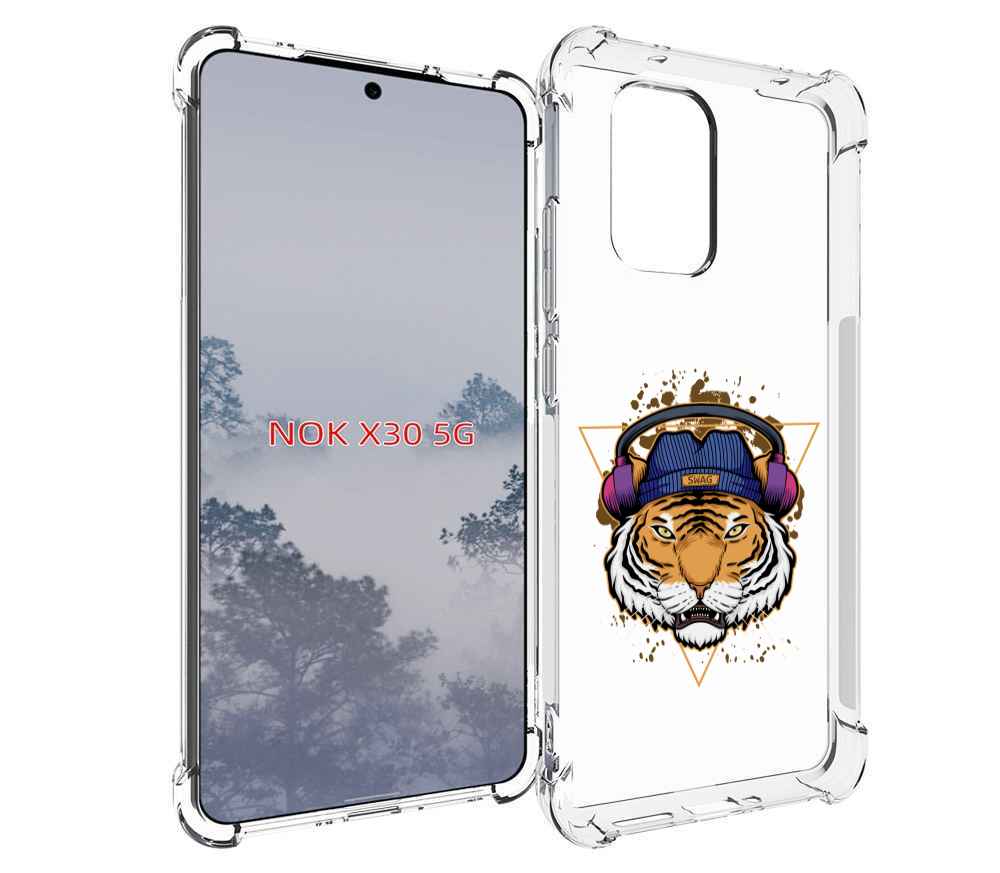

Чехол MyPads Тигр-Свэг для Nokia X30 5G, Tocco