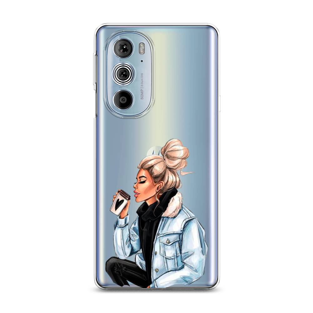 

Чехол Awog на Motorola Edge 30 Pro "Cute girl", Разноцветный, 243350-7