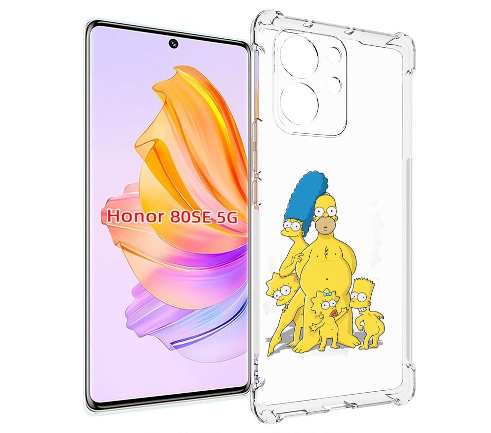 

Чехол MyPads семья-симпсонов для Honor 80 SE, Прозрачный, Tocco