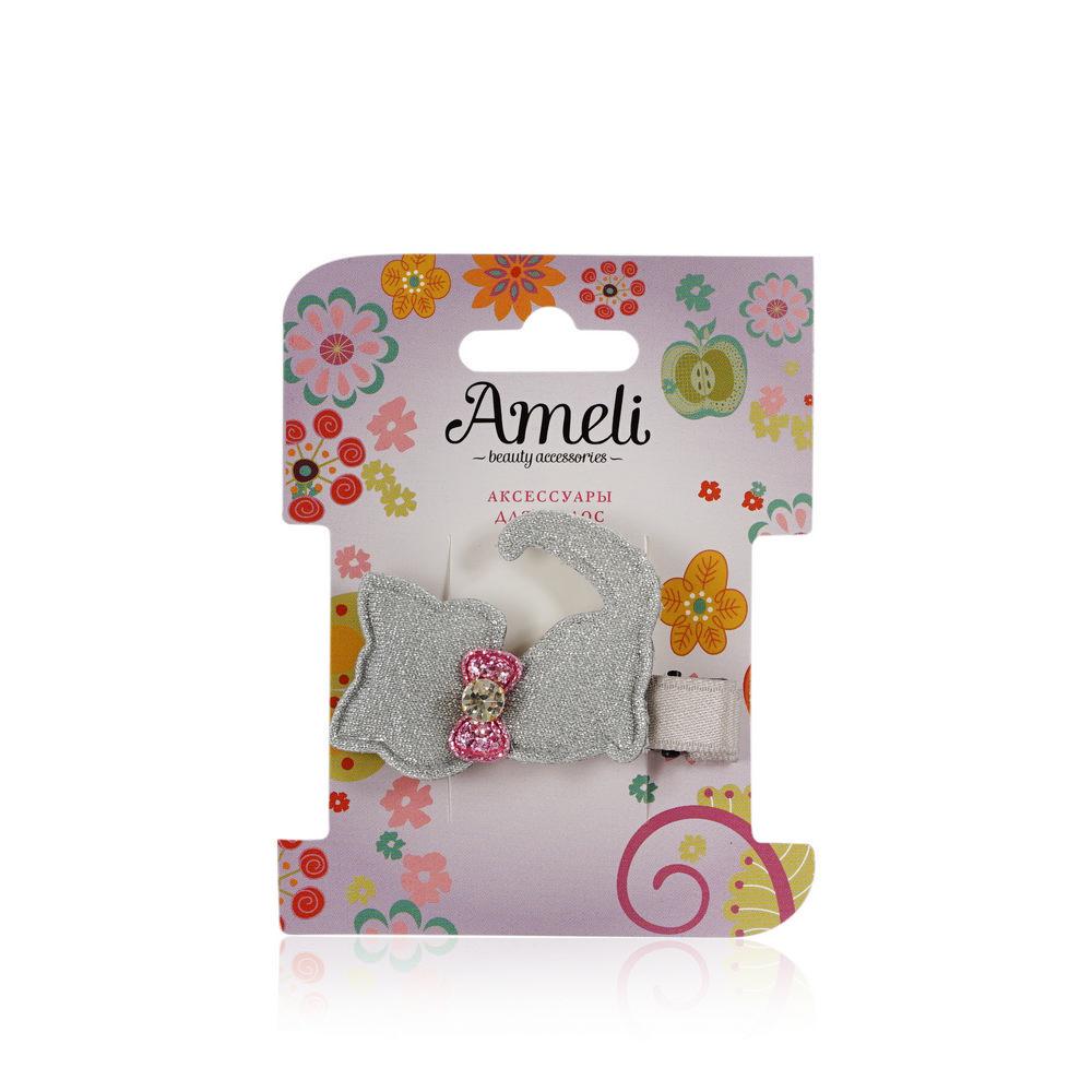 

Заколки для волос Ameli животные 2 шт, Бежевый