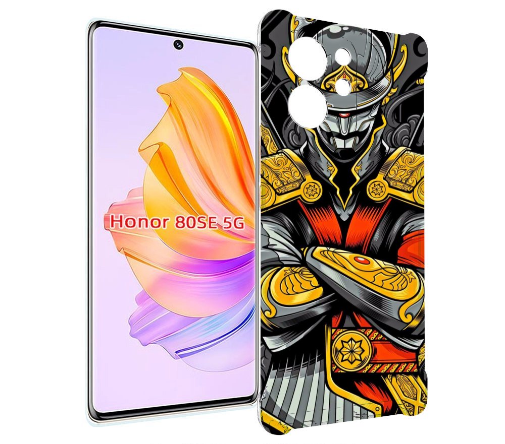 

Чехол MyPads самурай для Honor 80 SE, Прозрачный, Tocco