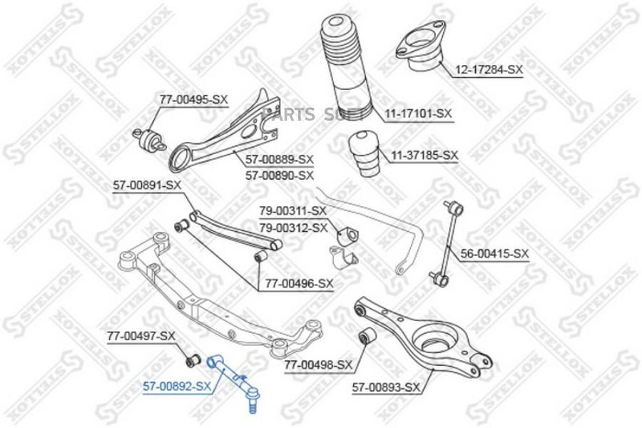 

Рычаг подвески Stellox 5700892SX