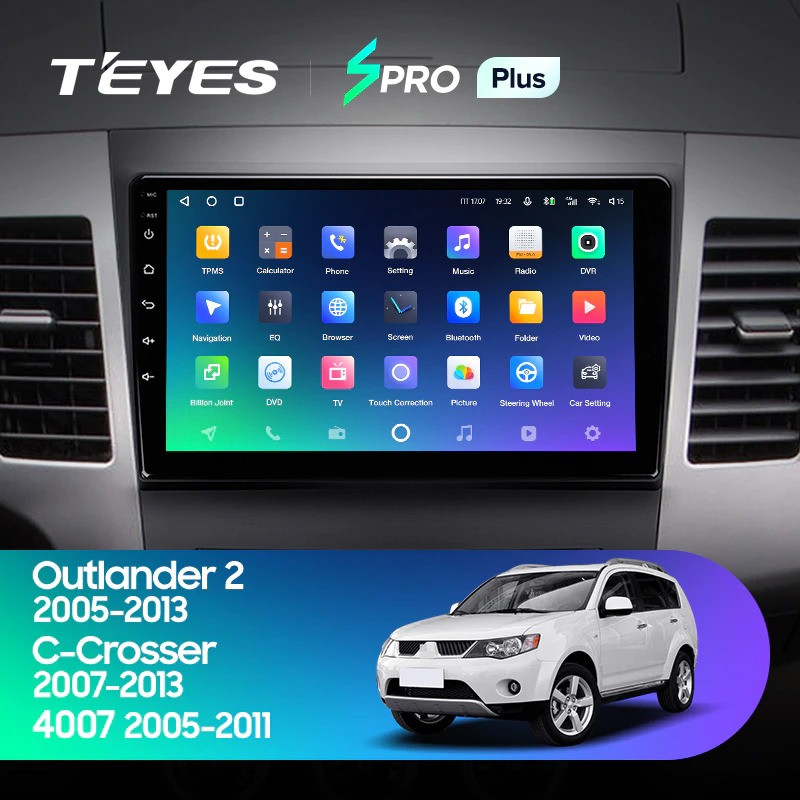 Штатная магнитола Teyes SPRO Plus 432 Citroen C-Crosser 1 2007-2013 Тип-B 3622500₽