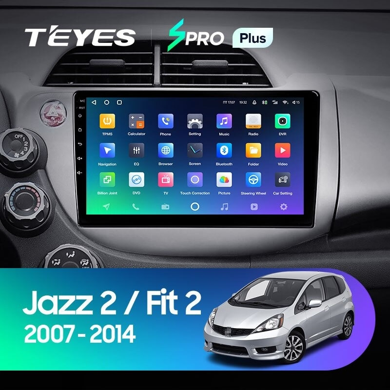 Штатная магнитола Teyes SPRO Plus 432 Honda Fit 2 GE 2007-2014 2930000₽