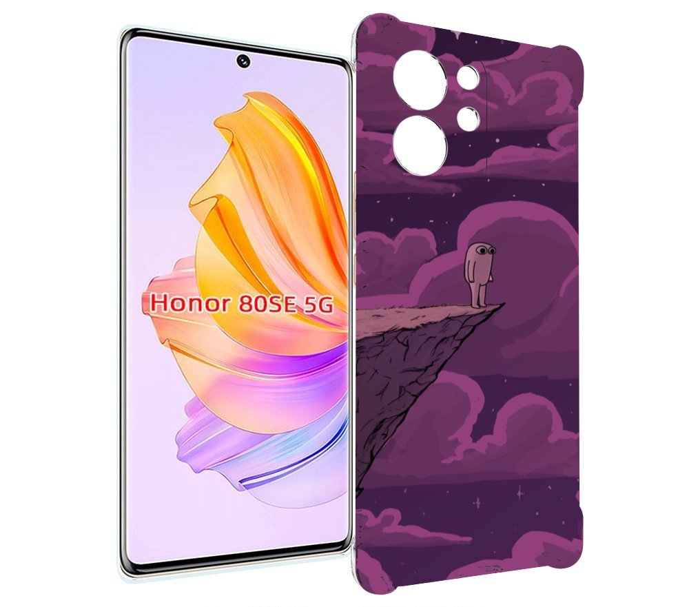 

Чехол MyPads розовая-фасолька для Honor 80 SE, Прозрачный, Tocco