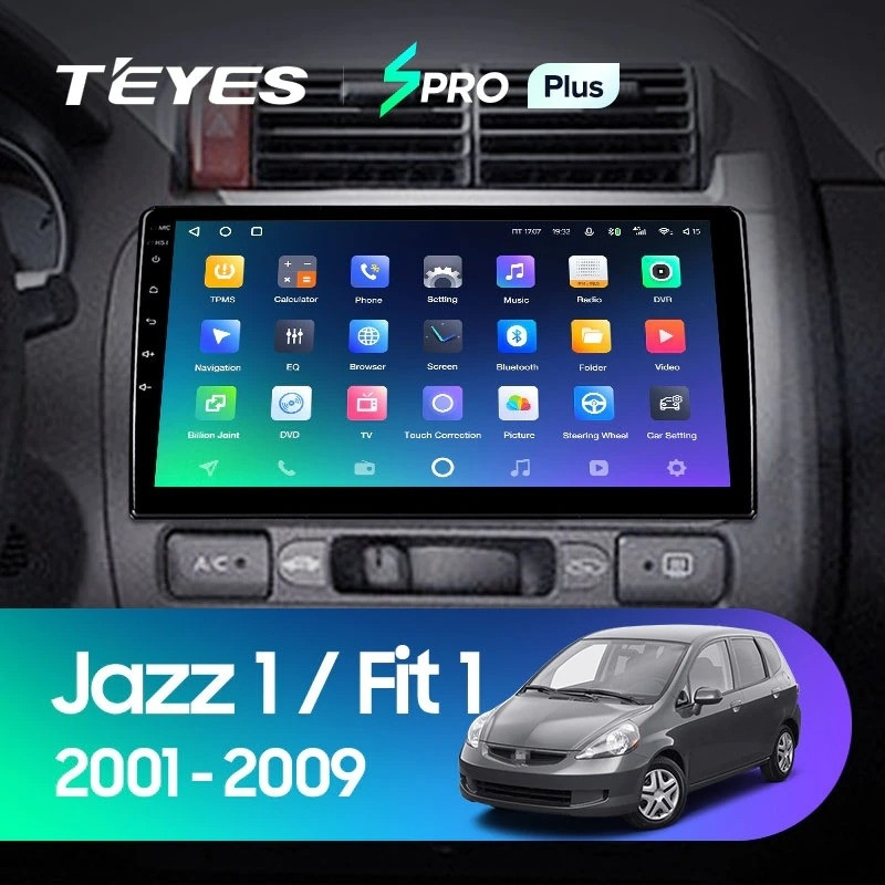 Штатная магнитола Teyes SPRO Plus 464 Honda Fit 1 2001-2009 3240000₽
