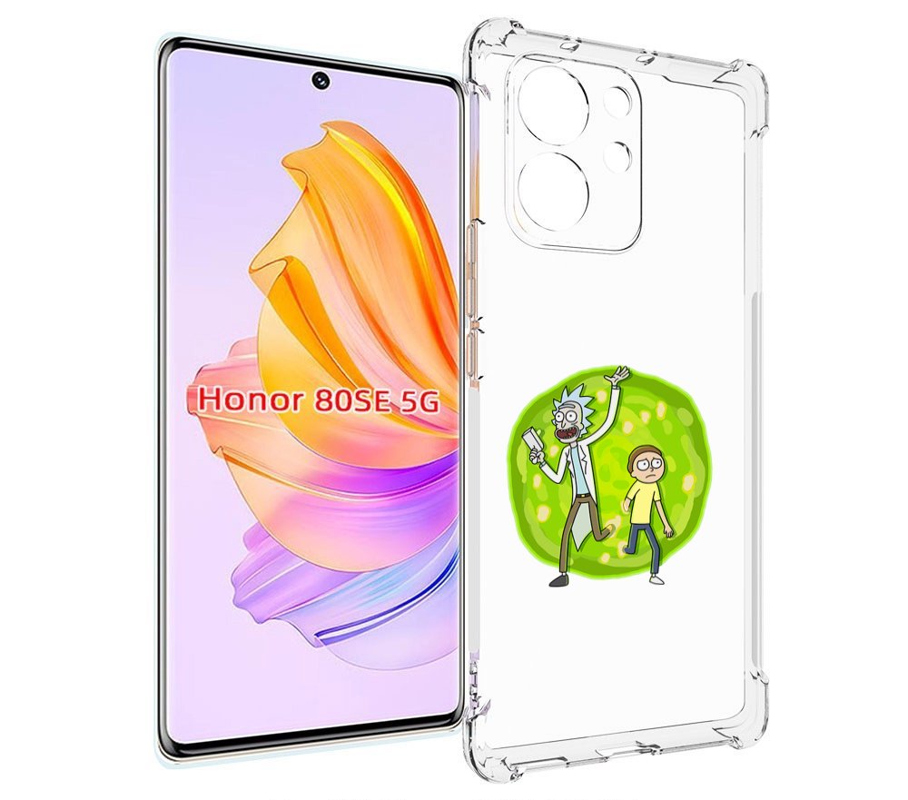 

Чехол MyPads рик-и-морти-в-кружке для Honor 80 SE, Прозрачный, Tocco
