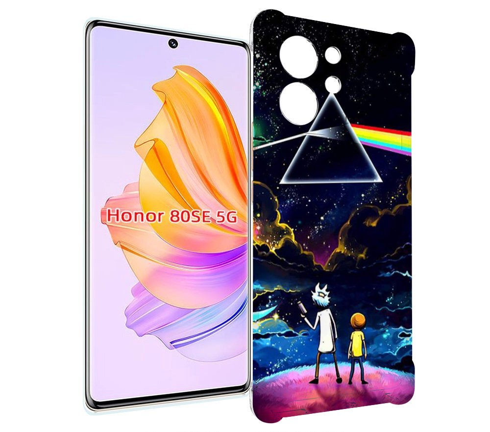 

Чехол MyPads рик и морти в космосе для Honor 80 SE, Прозрачный, Tocco