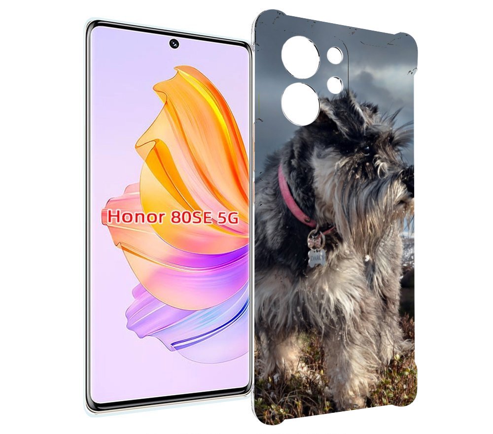 

Чехол MyPads ризеншнауцер 2 для Honor 80 SE, Прозрачный, Tocco