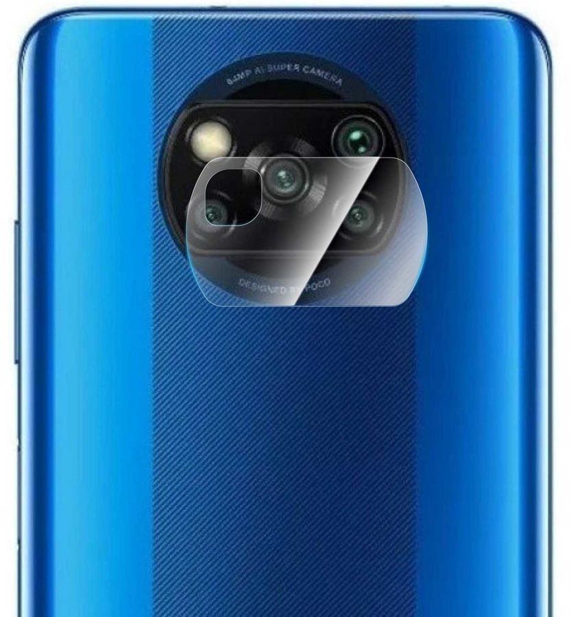 

Защитное стекло для камеры BORASCO для Xiaomi Poco X3