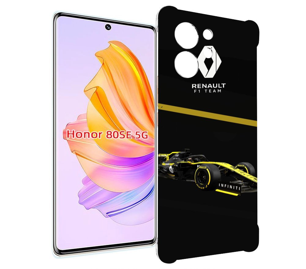

Чехол MyPads рено renault 2 для Honor 80 SE, Прозрачный, Tocco
