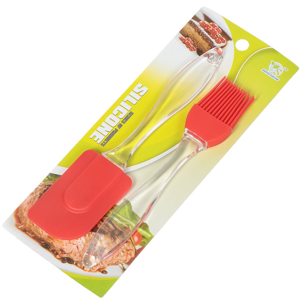 фото Набор кухонных принадлежностей для выпечки, 2 предмета, силикон, y3-1039/321940 nobrand