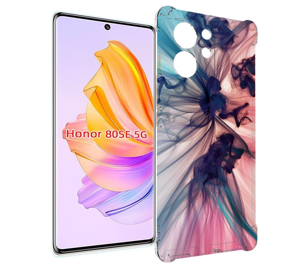 

Чехол MyPads разноцветный дым для Honor 80 SE, Прозрачный, Tocco