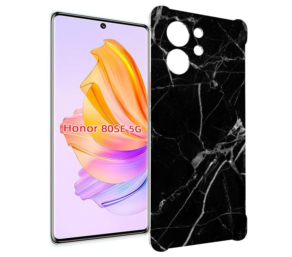 

Чехол MyPads разбитое стекло для Honor 80 SE, Прозрачный, Tocco