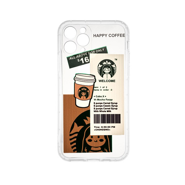 фото Чехол для iphone 11 pro tpu tide case - coffe nobrand