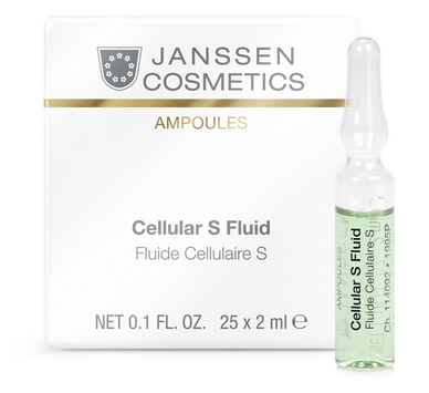 Сыворотка для клеточного обновления JANSSEN COSMETICS Cellular S Fluid AMPOULES 1*2 мл сыворотка в ампулах для клеточного обновления cellular s fluidd 25 2 мл