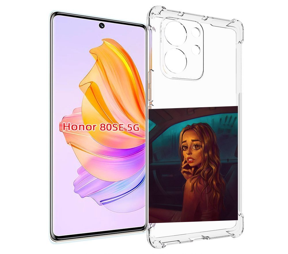 

Чехол MyPads пуп-невесты женский для Honor 80 SE, Прозрачный, Tocco