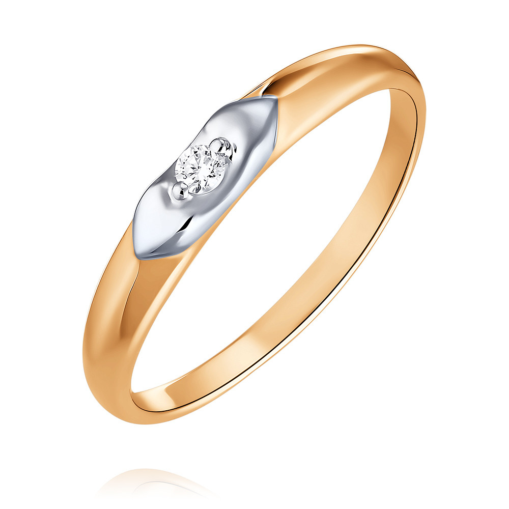 

Кольцо из золота р.  ADAMAS 1554612/01-А50Д-41, бриллиант, 1554612/01-А50Д-41