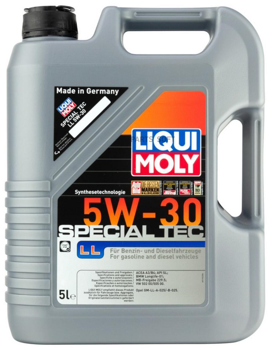 

Моторное масло LIQUI MOLY НС-синтетическое Tec LL 5W-30, 5л