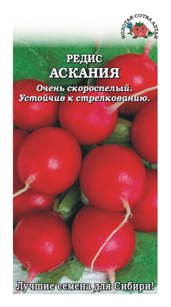 

Семена редис Золотая сотка Алтая Аскания 19530 1 уп.