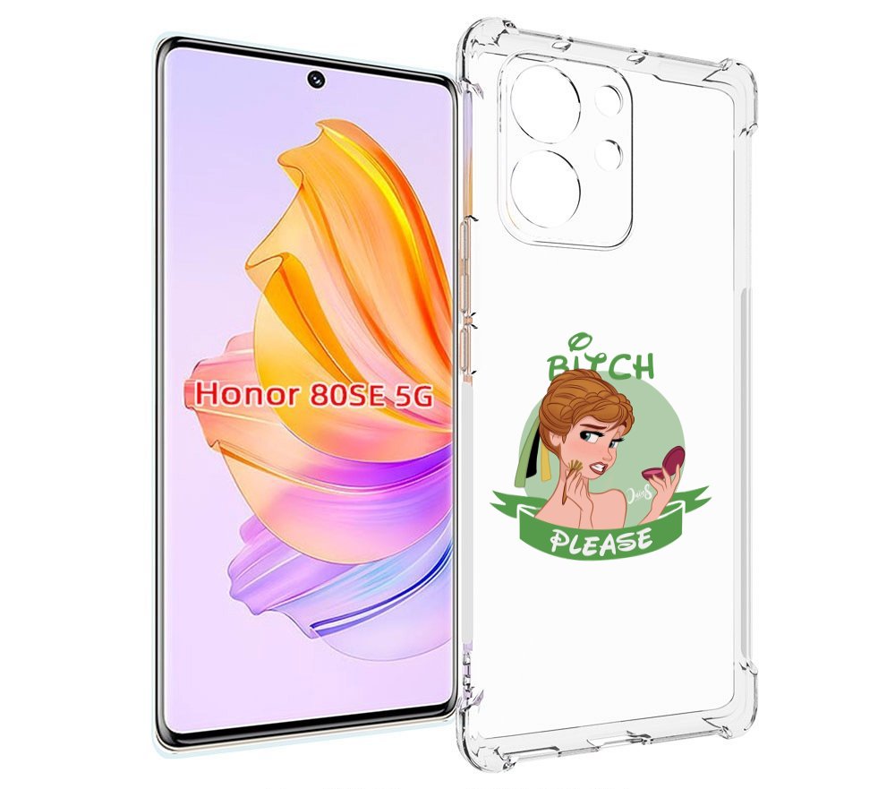 

Чехол MyPads принцесса-Анна женский для Honor 80 SE, Прозрачный, Tocco