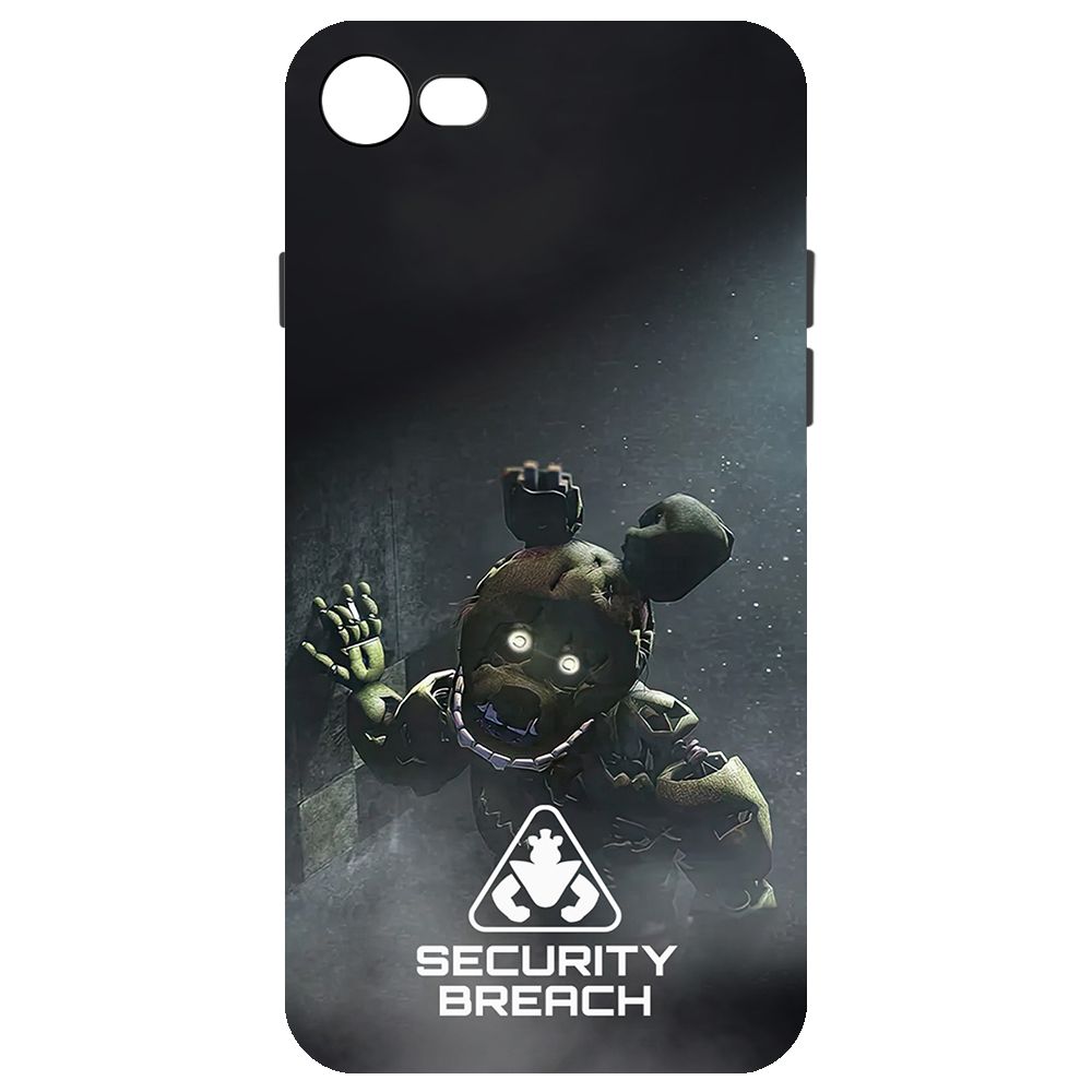 

Чехол-накладка Krutoff Soft Case ФНАФ - Нарушение безопасности для iPhone 7/8 черный