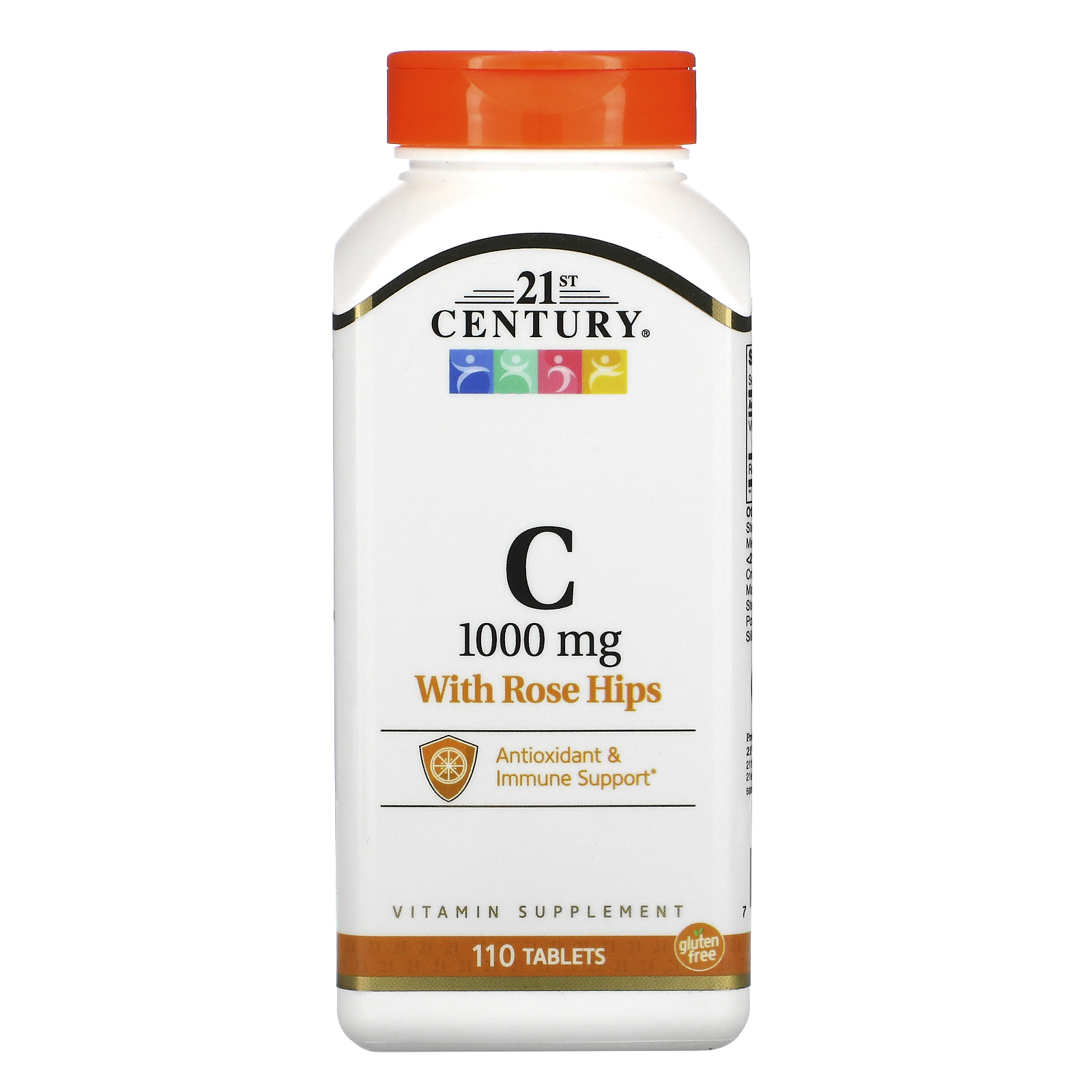 

21st Century - Vitamin C with Rose Hips - 1000 мг, 110 табл., витамин C с шиповником