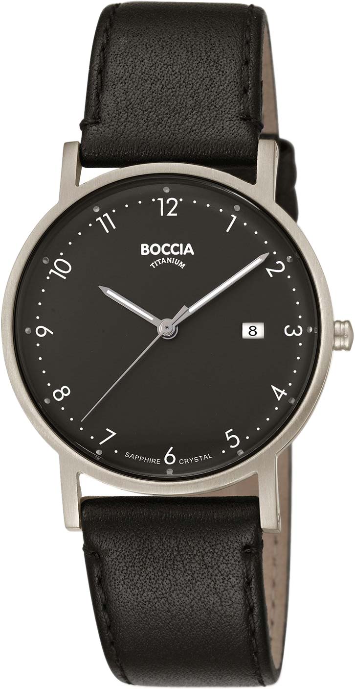 фото Наручные часы мужские boccia titanium 3636-02 титановые