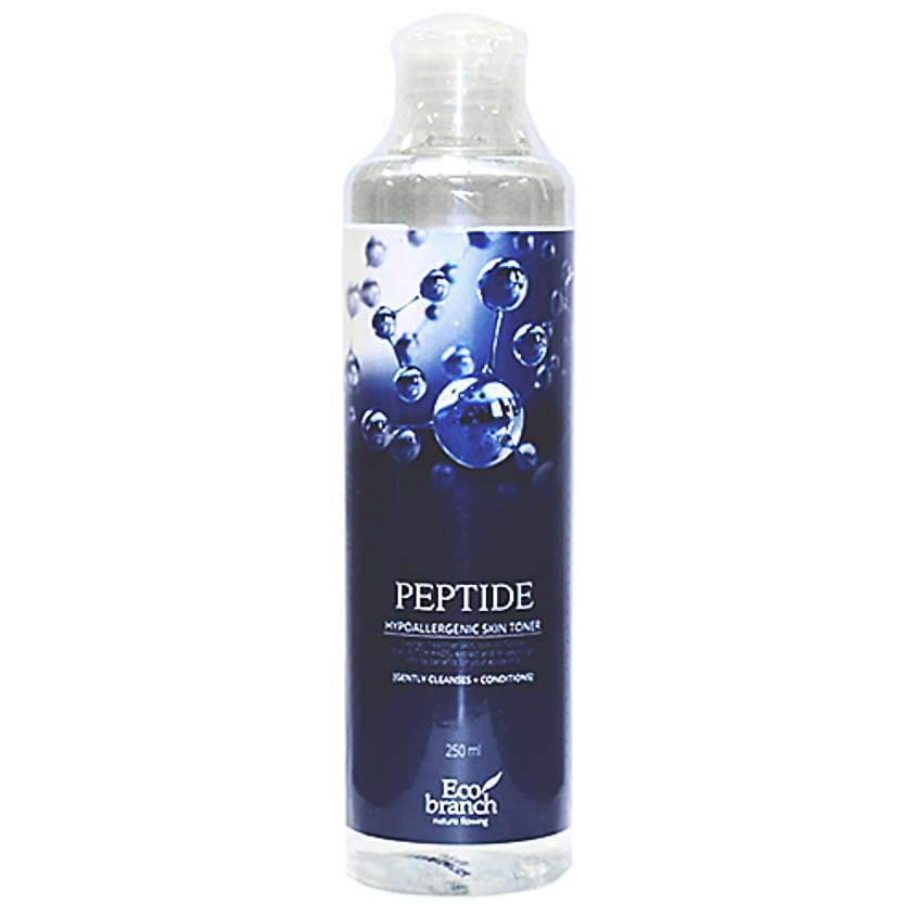 Тонер для лица Eco Branch Peptide Hypoallergenic Skin Toner с пептидами ммолаживающий 590₽