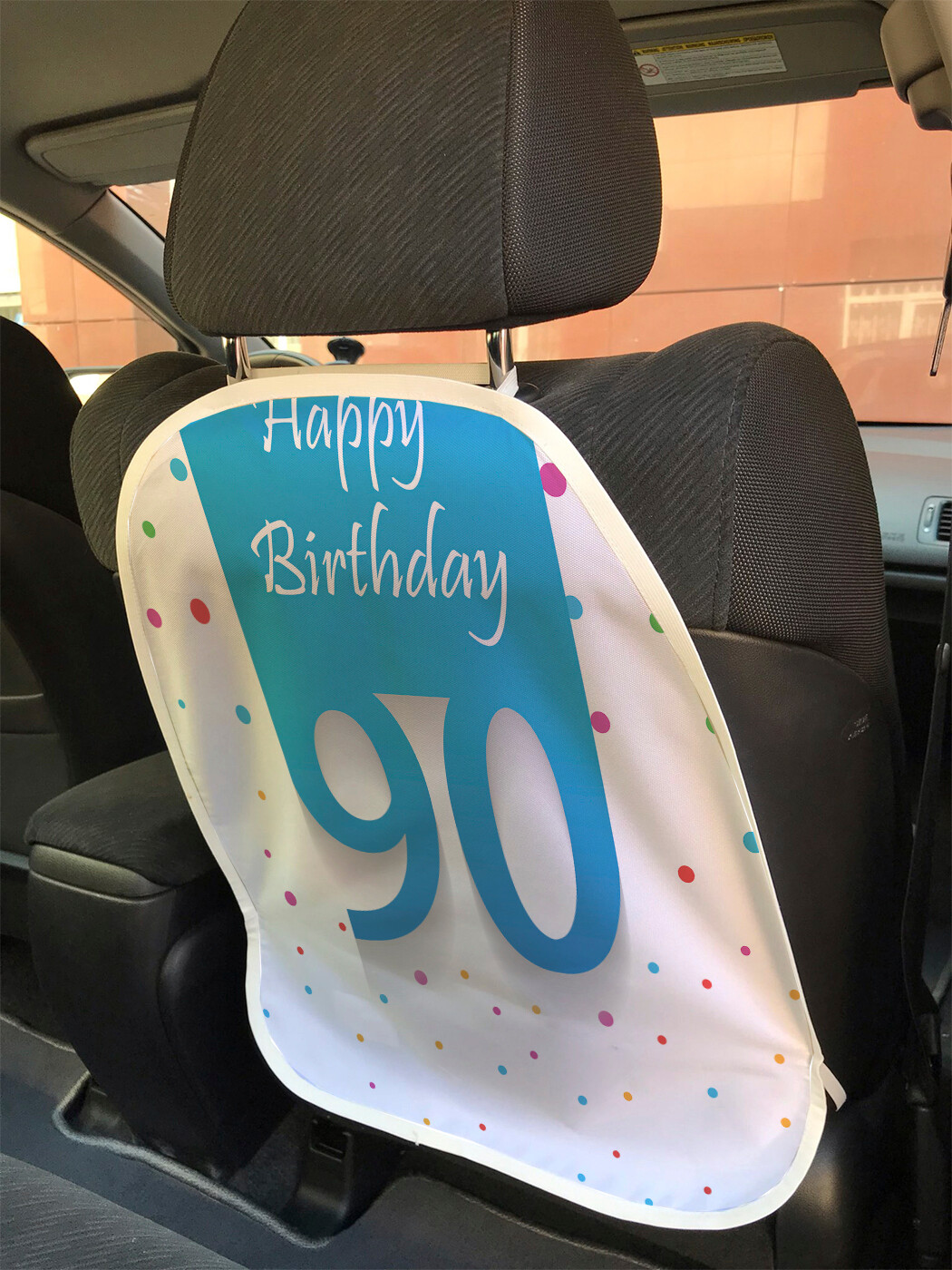 

Накидка на спинку сиденья JoyArty Вывеска на 90-летие, 45х62, Вывеска на 90-летие