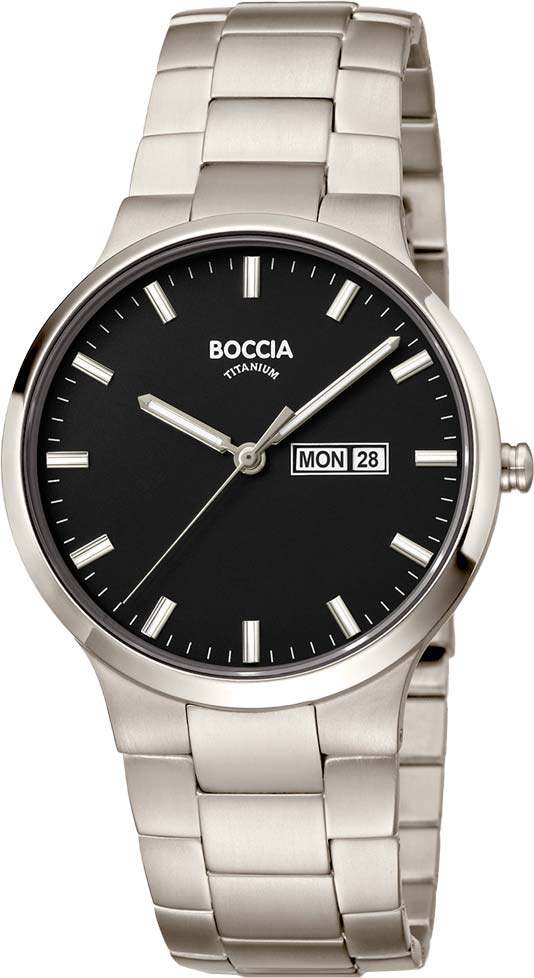 Наручные часы мужские Boccia Titanium 3649-03 титановые