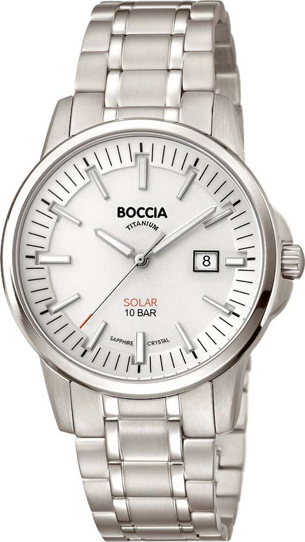 фото Наручные часы мужские boccia titanium 3643-03 титановые