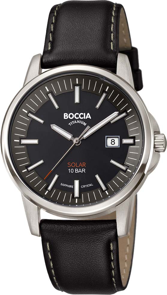 фото Наручные часы мужские boccia titanium 3643-02 титановые