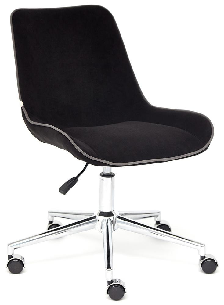 

Кресло TetChair STYLE флок , черный, 35, Серебристый;черный, STYLE
