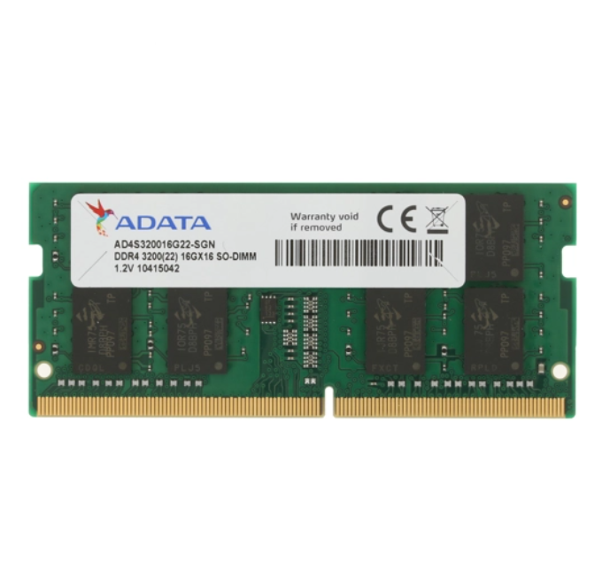 

Оперативная память ADATA (AD4S320016G22-BGN), DDR4 1x16Gb, 3200MHz