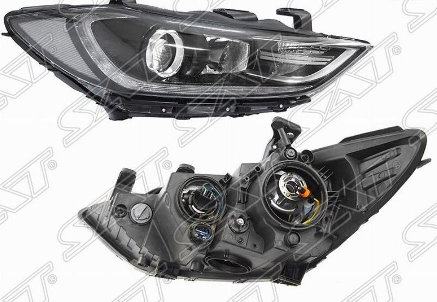 

SAT Фара HYUNDAI ELANTRA 16-18 RH с диодами