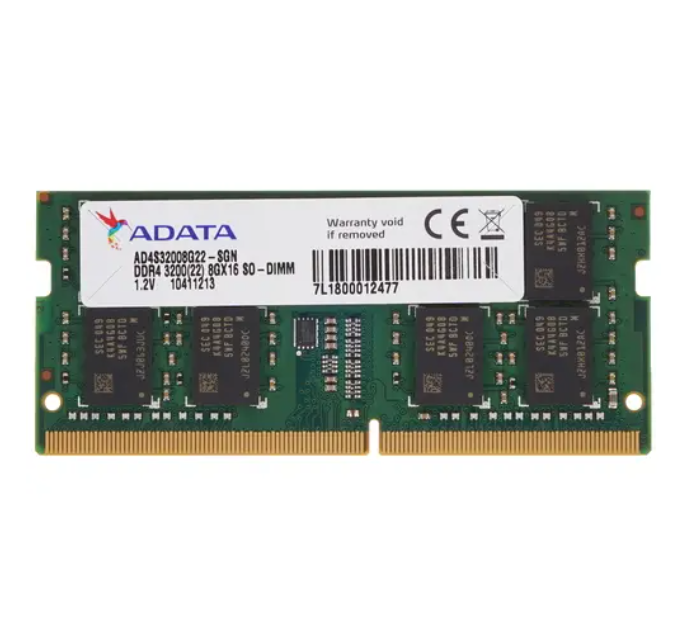 фото Оперативная память a-data (ad4s32008g22-bgn), ddr4 1x8gb, 3200mhz adata