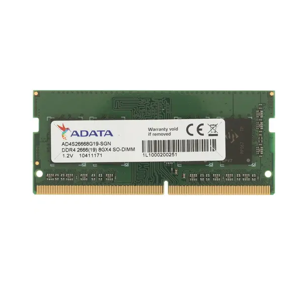 

Оперативная память ADATA (AD4S26668G19-BGN), DDR4 1x8Gb, 2666MHz