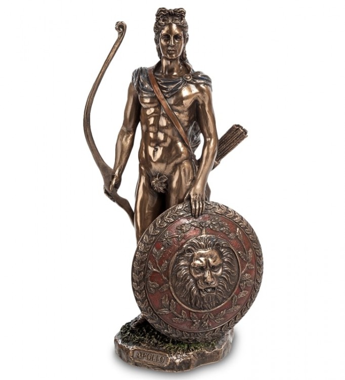 фото Статуэтка veronese бог света - аполлон (bronze) ws-637/ 1
