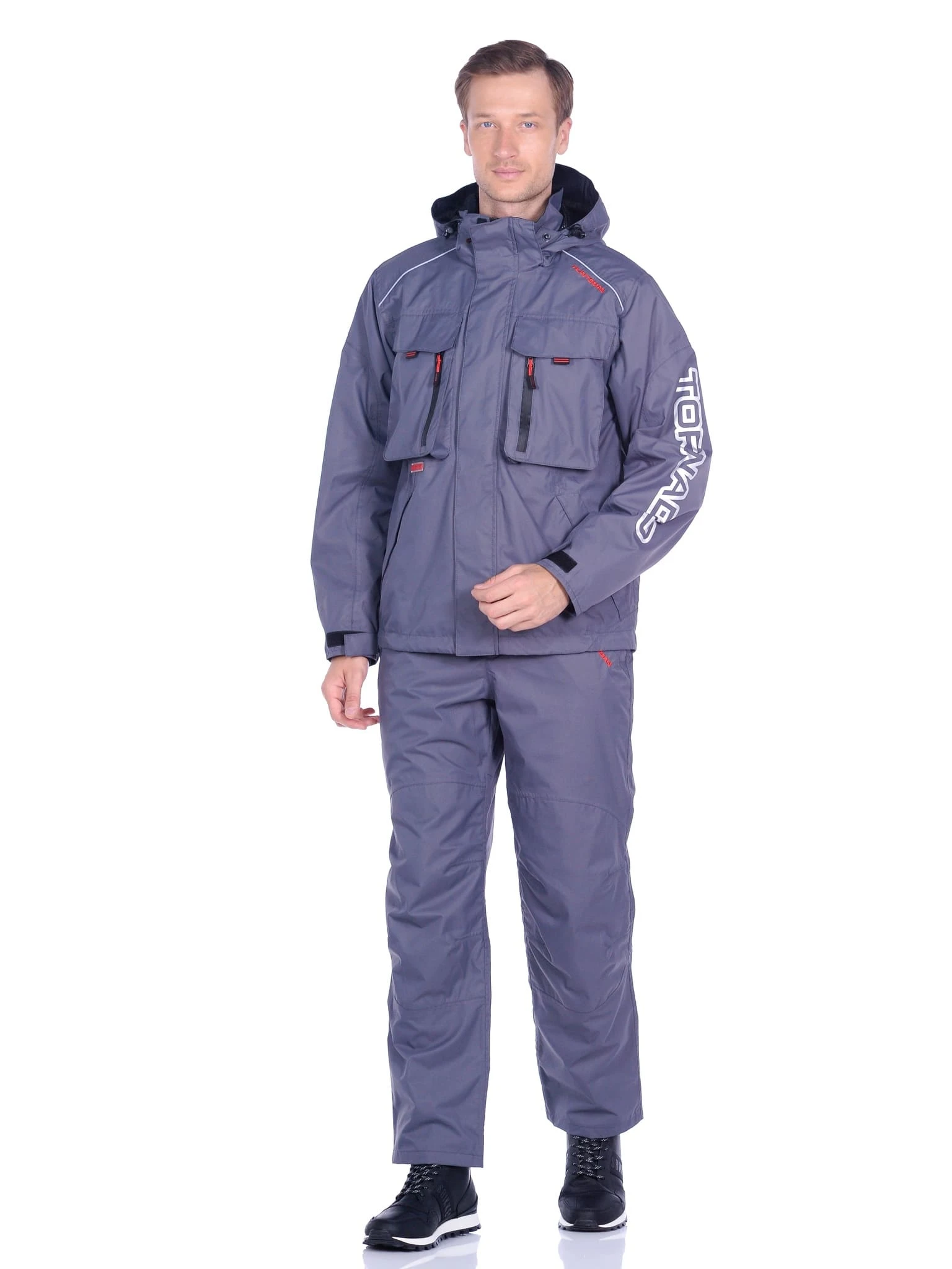 

Костюм демисезонный Huntsman Торнадо, р.60-62/182-188, серый, Торнадо