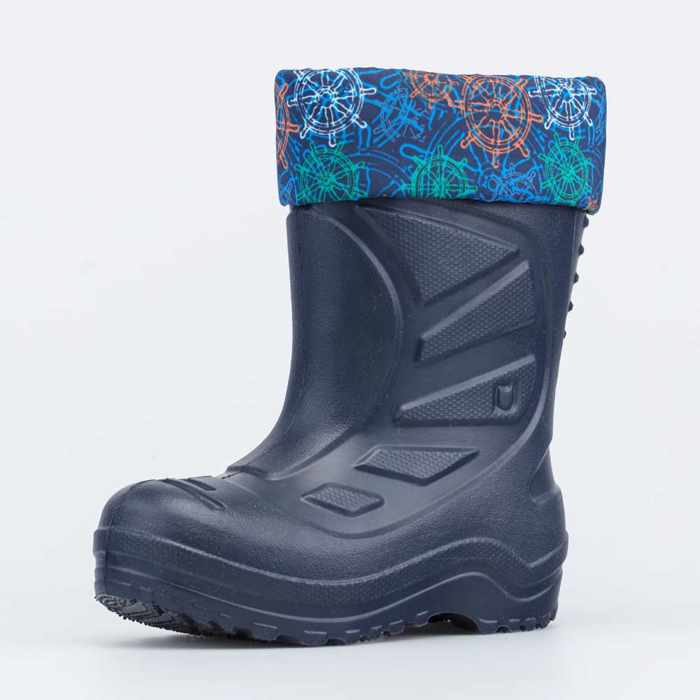 Сапоги резиновые детские Котофей 365146-14 синий р.24