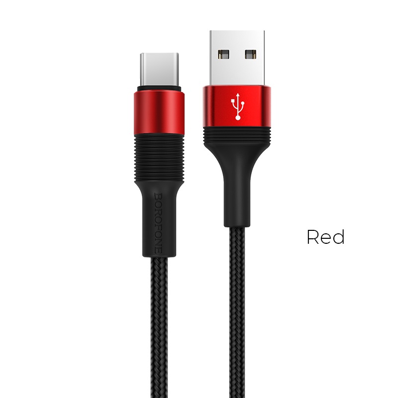 

Кабель usb - usb Borofone 1 м красный
