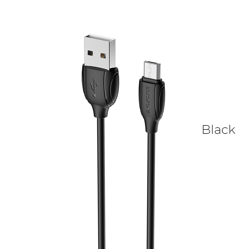 

Кабель usb - usb Borofone 1 м черный