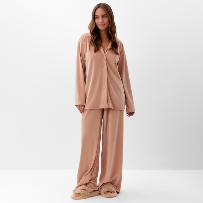 Пижама женская KAFTAN 10610231 бежевая 48-50 RU бежевый