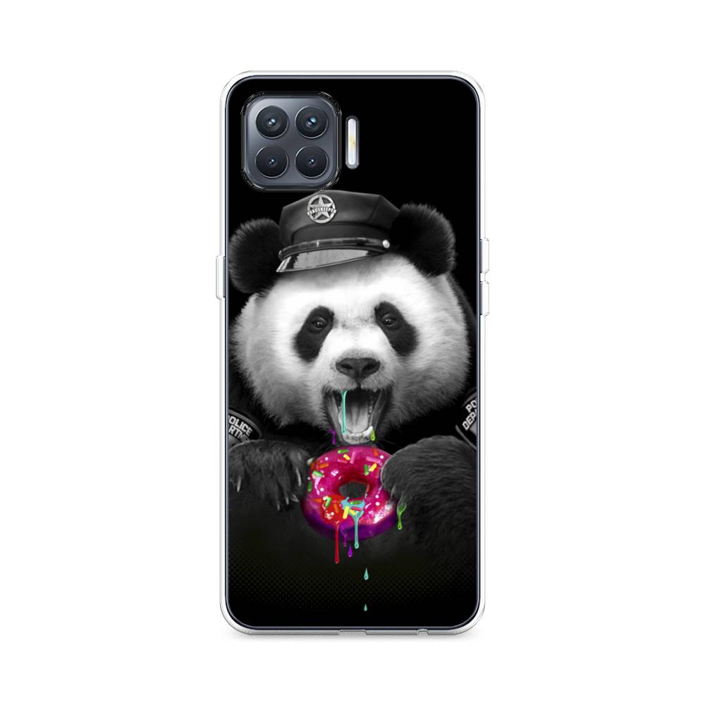 

Чехол Awog на Oppo Reno 4 Lite/A93 "Панда police", Разноцветный, 254550-2